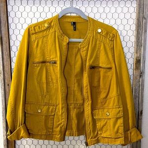 Yellow Utility Jacket